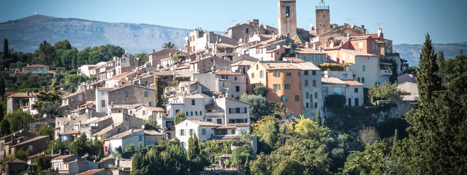 Vue de Biot (Alpes-Maritimes)