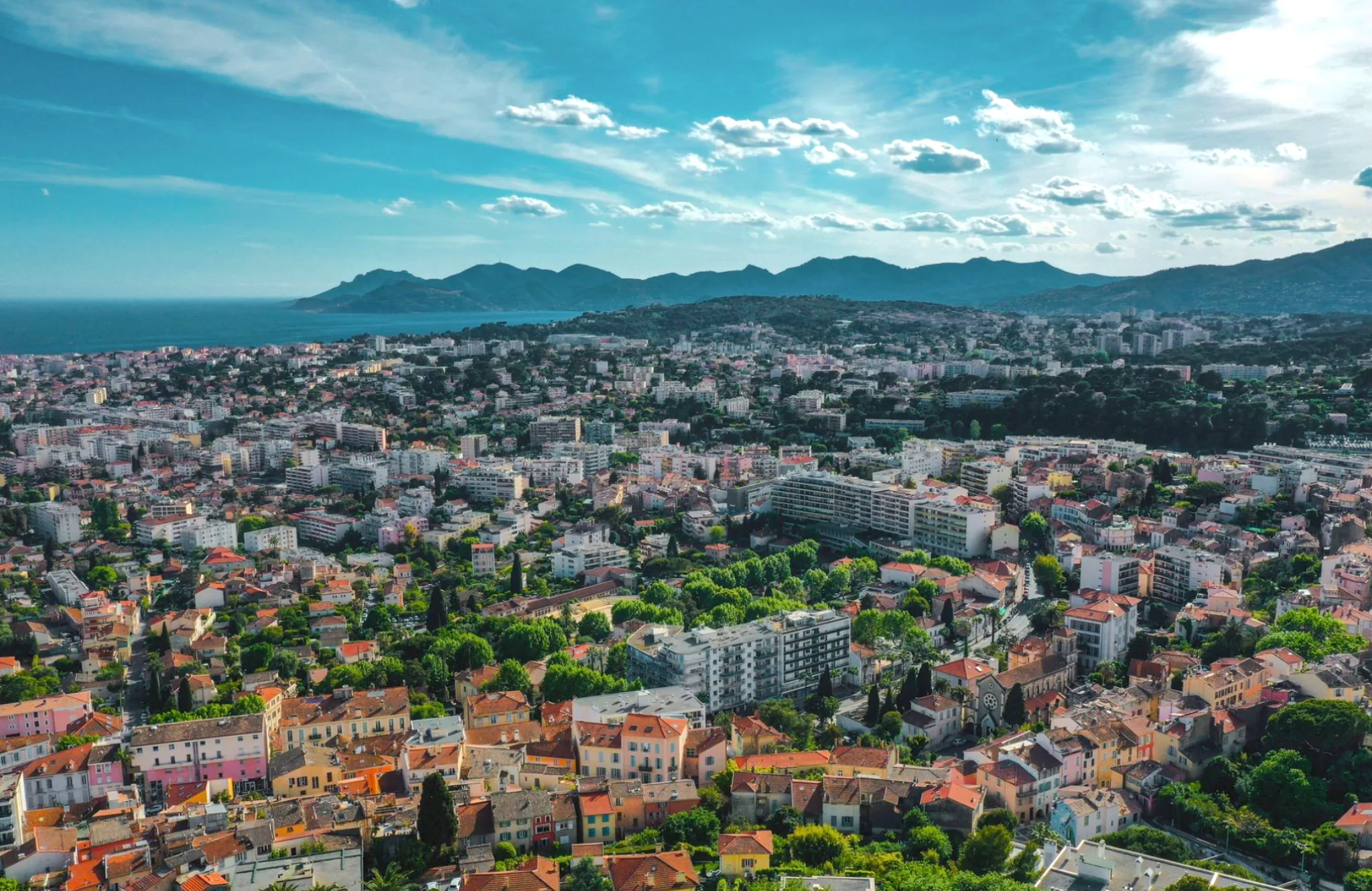 Vue de Le Cannet (Alpes-Maritimes)