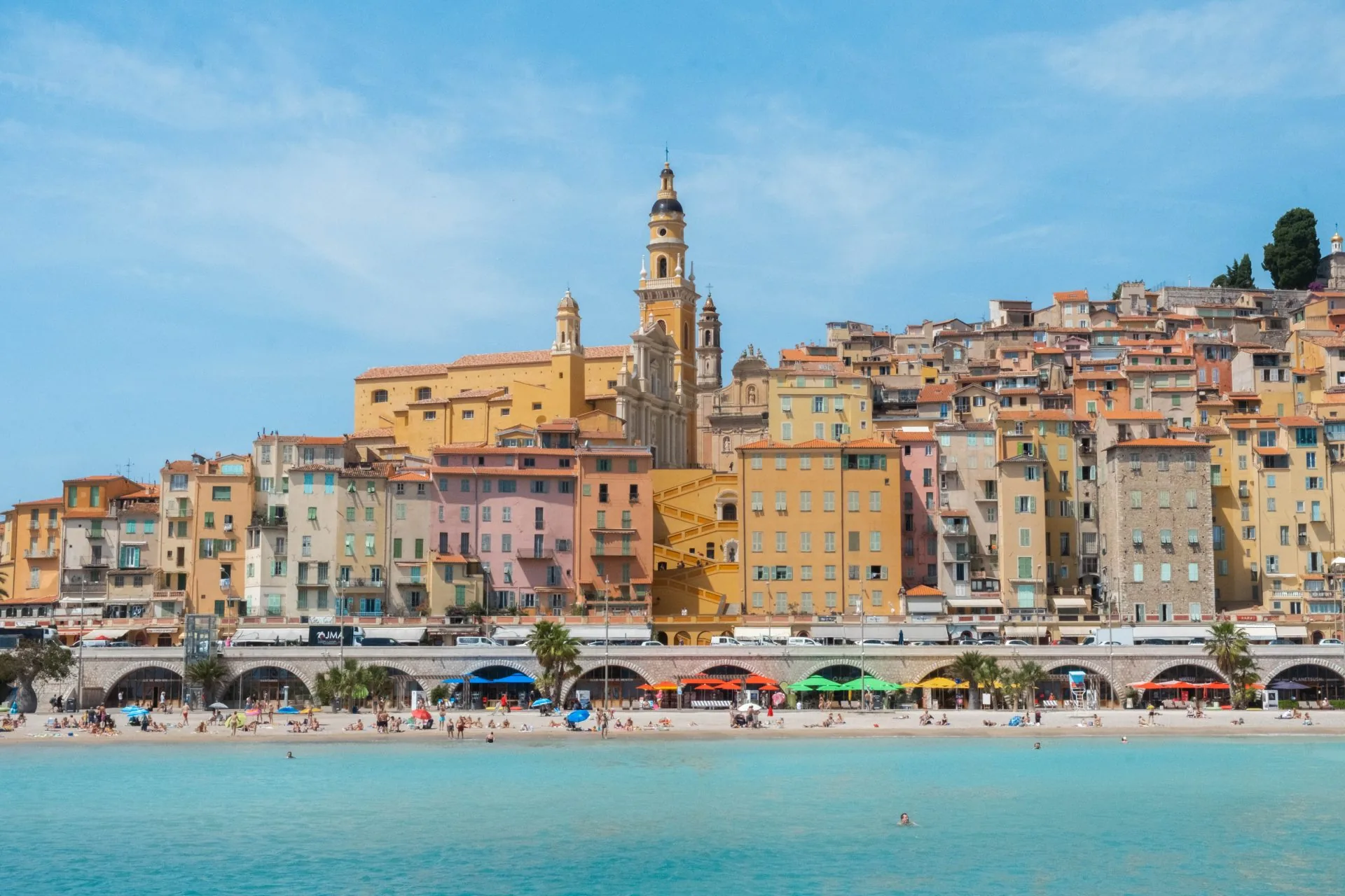 Roquebrune-Cap-Martin – vue panoramique du littoral