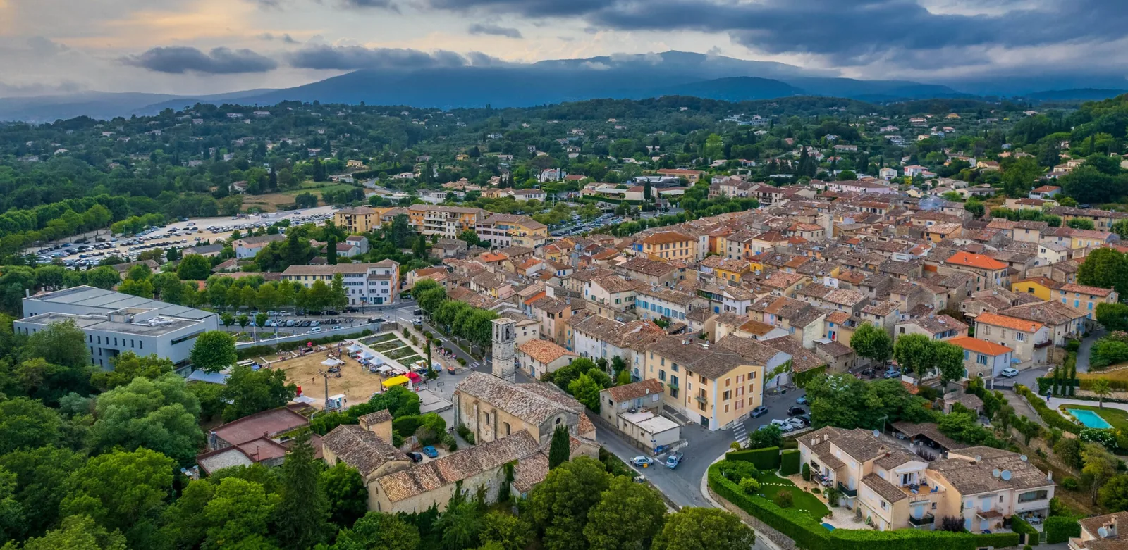 Valbonne (Alpes-Maritimes) – vue du village